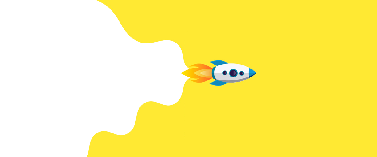 Imagem de um icone de foguete